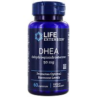 DHEA 50 мг 60 капсул (Life Extension).