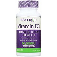 Vitamin D3 10000 МЕ 60 таблеток (Natrol)