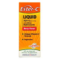 Ester-C 250 Мг (Жидкий витамин С с цитрусовыми биофлавоноидами) 237 мл (American Health)